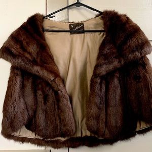 Lyford-Woodward real vintage fur shrug